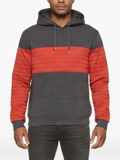 Pre-owned Dolce & Gabbana Quilted Cotton-knit Hoodie In Grey