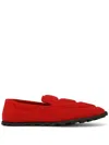 Dolce & Gabbana Panelled Almond-toe Slippers In Red
