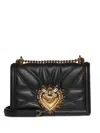 Dolce & Gabbana Quilted Heart-embellished Shoulder Bag