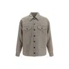 Dolce & Gabbana Brown Wool Oves Aries Full-length Jacket In Multi