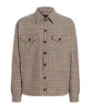 Dolce & Gabbana Brown Wool Oves Aries Full-length Jacket In Brown