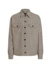 Dolce & Gabbana Brown Wool Oves Aries Full-length Jacket In Neutral