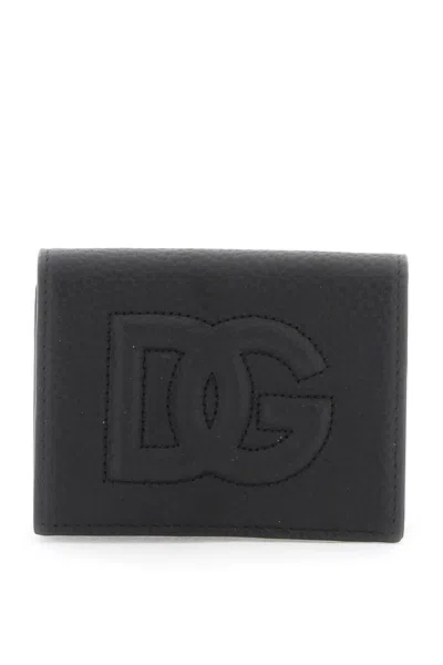 Dolce & Gabbana Quilted Leather Card Holder For Men In Black