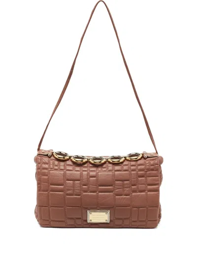 Pre-owned Dolce & Gabbana Quilted Leather Shoulder Bag