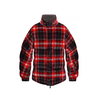DOLCE & GABBANA DOLCE & GABBANA QUILTED PLAID PUFFER JACKET