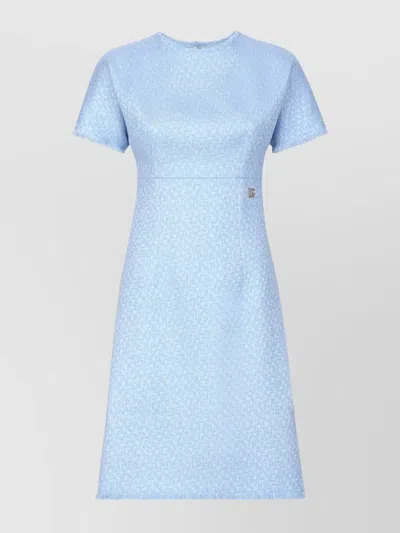 DOLCE & GABBANA RACHEL TWEED DRESS DG LOGO