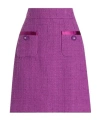 Dolce & Gabbana Rachel Tweed Mini-skirt In Purple