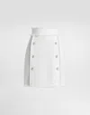 Dolce & Gabbana Rachel Tweed Skirt In White