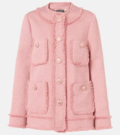 DOLCE & GABBANA RACHEL WOOL-BLEND TWEED JACKET