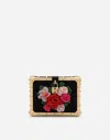 Dolce & Gabbana Raffia Crochet Dolce Box Bag In Multicolor