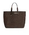 Dolce & Gabbana Crochet Tote Bag Woven Texture In Black