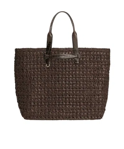 DOLCE & GABBANA DOLCE  GABBANA CROCHET SHOPPING BAG