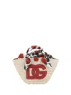 Dolce & Gabbana Natural Kendra Small Tote Bag In Pink