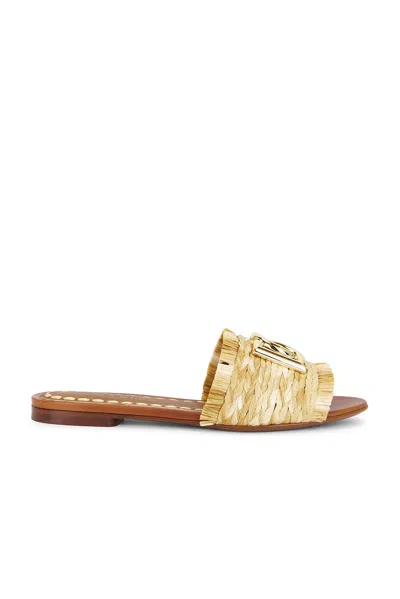 DOLCE & GABBANA RAFFIA SLIDES