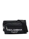 Dolce & Gabbana Logo Belt Bag In Blue
