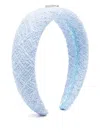 Dolce & Gabbana Verzierter Haarreif Dg Aus Tweed In Blue