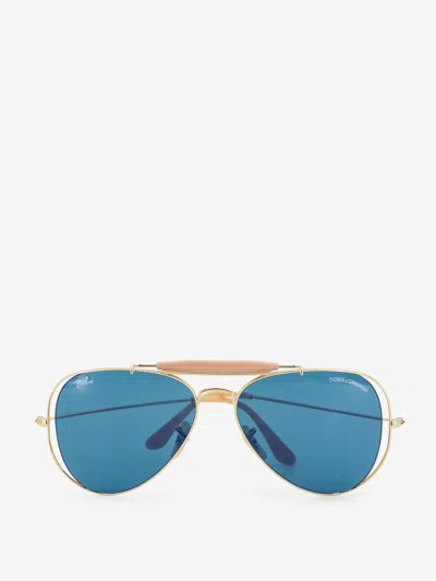 Dolce & Gabbana Ray-ban X  Acetate Sunglasses In Blue
