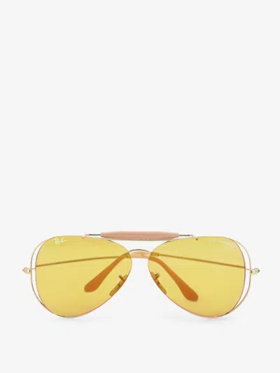 Dolce & Gabbana Ray-ban X  Acetate Sunglasses In Yellow