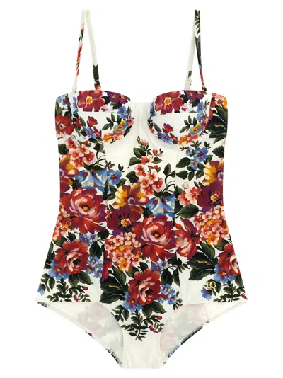 Dolce & Gabbana Re-edition 2000 One-piece Swimsuit In Multi
