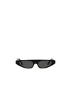 Dolce & Gabbana Re-edition Dna Cat-eye Frame Sunglasses In Black
