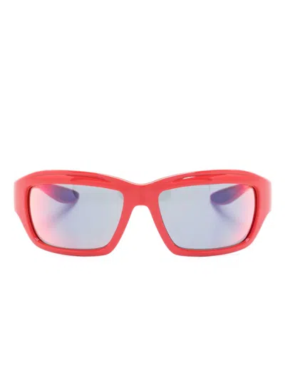 Dolce & Gabbana Re-edition Rectangle-frame Sunglasses In Red