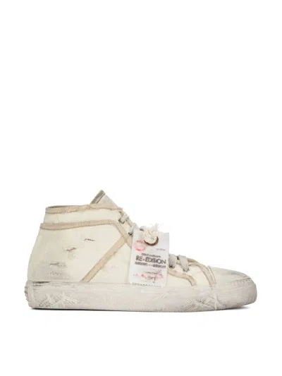 Dolce & Gabbana High-top-sneakers Im Used-look In Tan