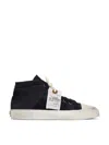 Dolce & Gabbana Re-edition Vintage Mid Top Sneakers In Black