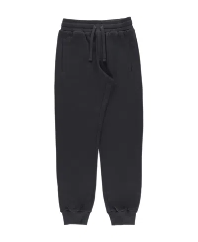 Dolce & Gabbana Rear Embroidered-logo Track Pants In Black