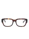 Dolce & Gabbana Rectangle-frame Glasses In Brown