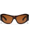 DOLCE & GABBANA RECTANGLE-FRAME SICILY SUNGLASSES