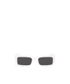 Dolce & Gabbana Womens White Dg6187 Rectangle-frame Injected Sunglasses