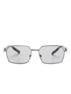 Dolce & Gabbana Rectangle-frame Sunglasses In Grey