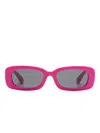 Dolce & Gabbana Rectangle-frame Sunglasses In Pink