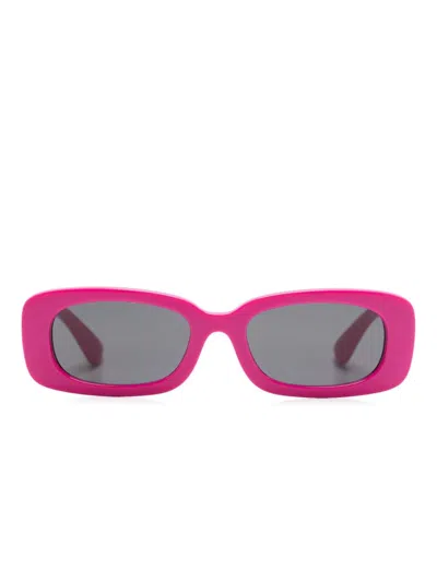 Dolce & Gabbana Kids' Rectangle-frame Sunglasses In Pink