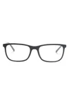 Dolce & Gabbana Rectangular-frame Glasses In Black