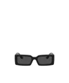 Dolce & Gabbana Rectangular Frame Sunglasses In Balck