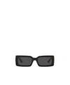 Dolce & Gabbana Rectangular Frame Sunglasses In Black