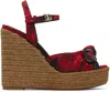 Dolce & Gabbana 90mm Lolita Sandals In Hn5kq Rosa Rossa F.n