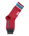 Dolce & Gabbana Red Cotton Dg Logo Print Mid Calf Socks In Red