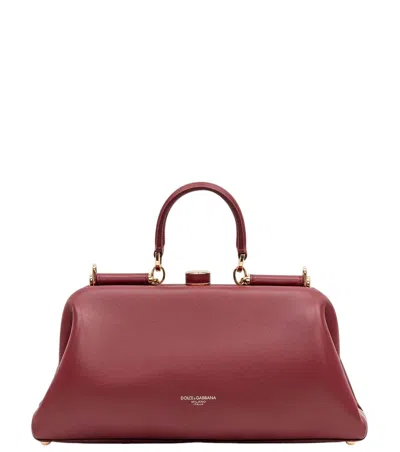 Dolce & Gabbana Red Grandma Medium Satchel