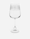 Dolce & Gabbana Bicchiere Vino Rosso In Multicolor
