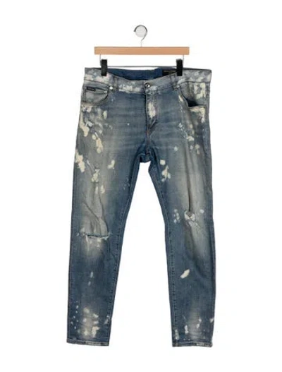 Pre-owned Dolce & Gabbana Re-edition Skinny Jeans In Blue