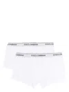 Dolce & Gabbana Two-pack Stretch Cotton Regular-fit Boxers In White