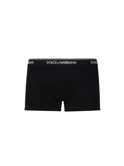 Dolce & Gabbana Regular Boxer 2-pack In Black