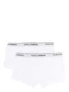 Dolce & Gabbana Two-pack Stretch Cotton Regular-fit Boxers In White