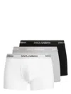 Dolce & Gabbana 3-pack Regular Fit Boxer Shorts In White