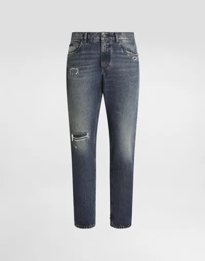 DOLCE & GABBANA REGULAR COTTON JEANS