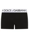Dolce & Gabbana Regular Fit Boxer Shorts In Black