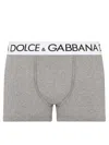 Dolce & Gabbana Regular Fit Boxer Shorts In Gray