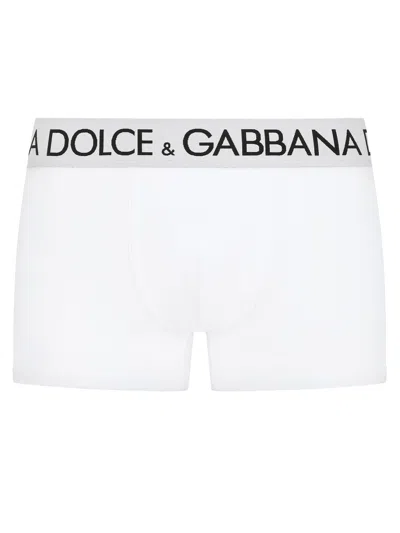 Dolce & Gabbana Regular Fit Boxer Shorts In White